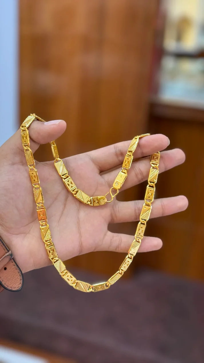 Men's Nawabi Chain 1 Gm Gold Plated 🔥 | LIMITED IN STOCK🔥